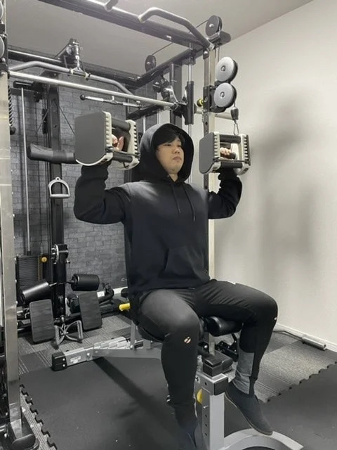 ダンベルショルダープレス